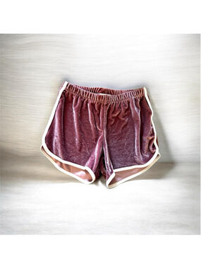 Haley's Joe Pink Velvet Athletic Shorts Size Small